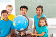 Teacher with Students in the Classroom